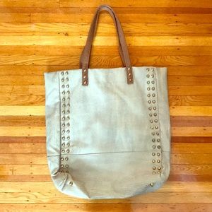 Free People Leather Studded Tote